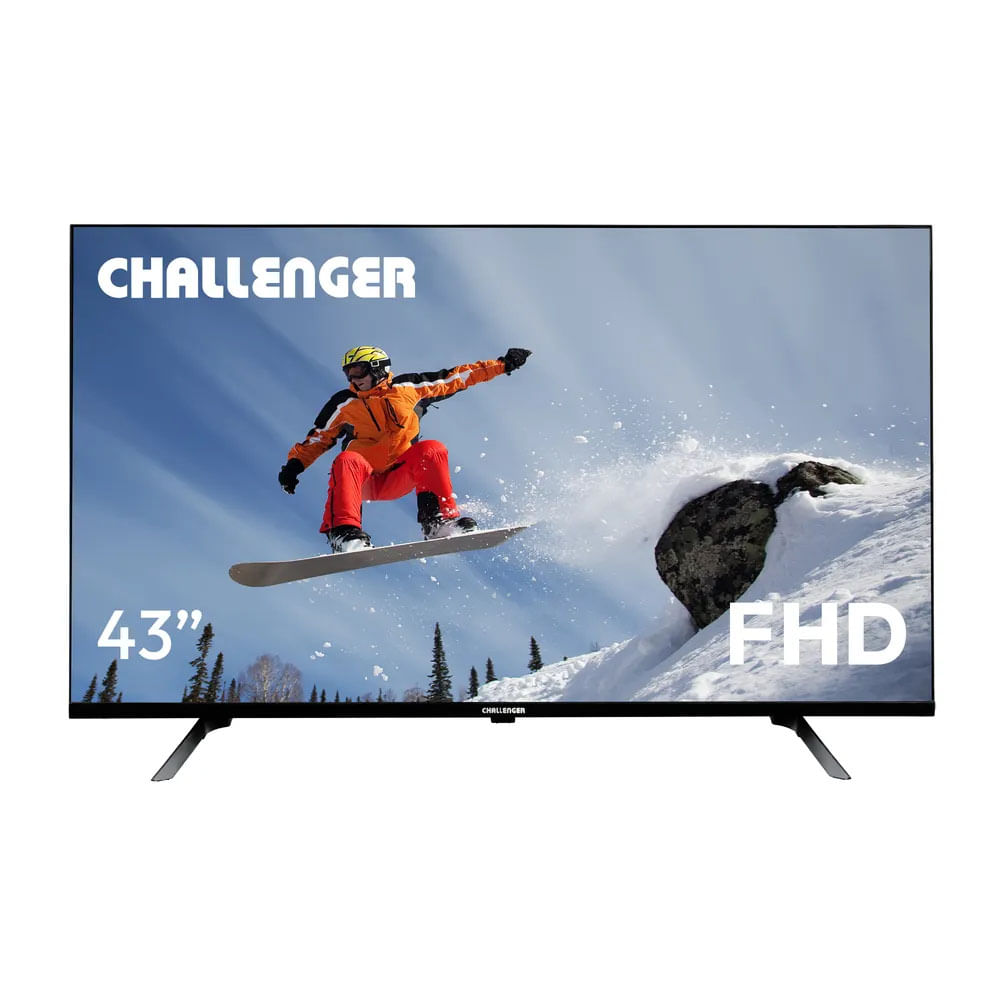 Televisor 43" Led Full Hd Google Tv Con Wifi, Bluetooth, Chromecast Y Control Por Voz