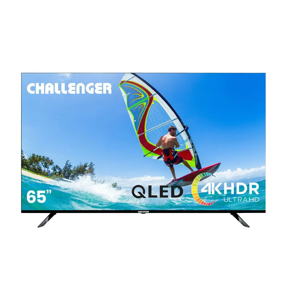 Televisor Qled 65" Google Tv Con Bluetooth, Wifi, Chromecast Y Control Por Voz