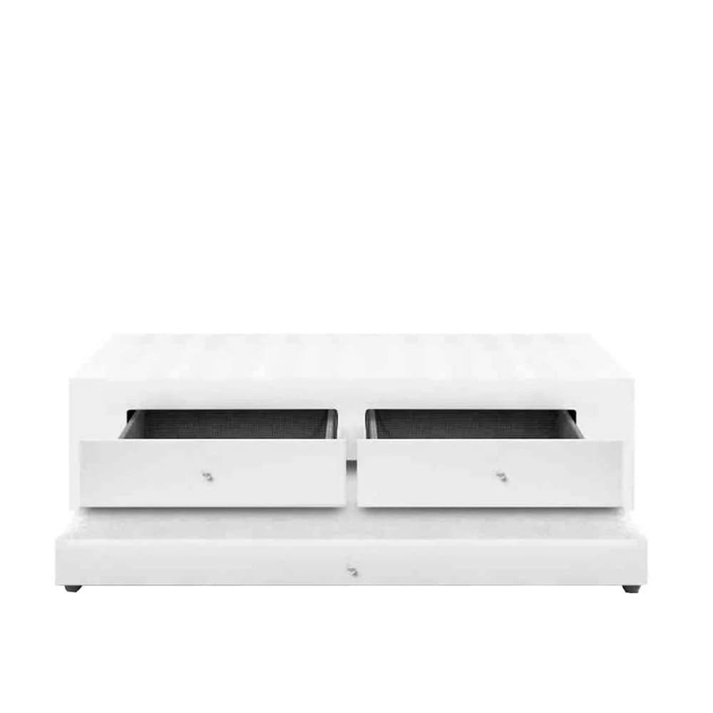 Cama Nido Duplex Con Cajones + Colchones Incorporados 140X190 Ecocuero