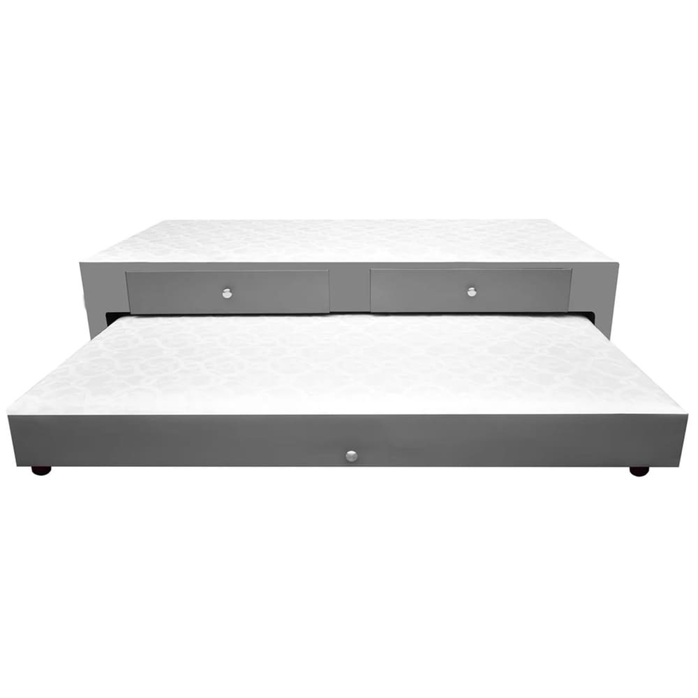 Cama Nido Duplex Con Cajones + Colchones Incorporados 100X190 Ecocuero