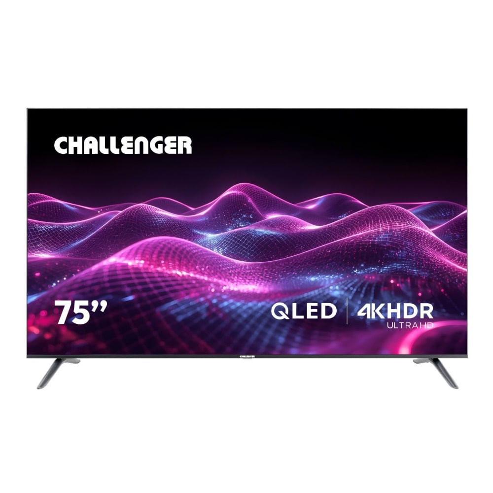 Televisor 75 pulgadas challenger google gaming smart tv Qled 75TG4770