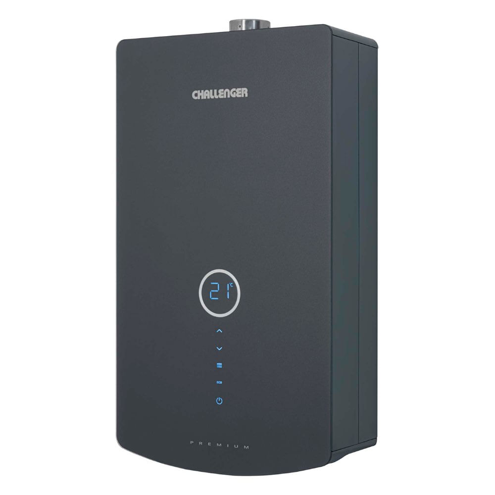 Calentador Digital de Paso Gas Natural Challenger 16 Lts Tiro Forzado WHD 7116